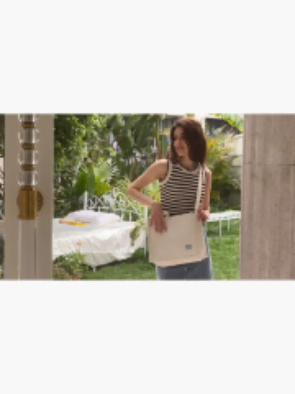 Corduroy Tote Bag for Women Travel Crossbody Purse Shoulder Work Handbag